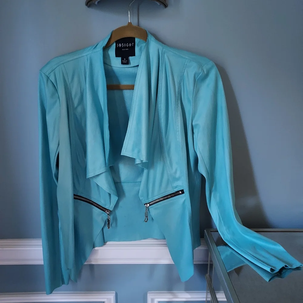 Insight Turquoise Women's Blazer - Picture 1 of 2